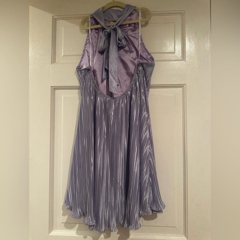 Lulu's Shimmering Lavender Dress